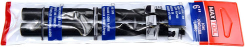 MAXTOOL 15/32"x6" 2pcs Identical Aircraft Extension Drills, HSS M2 Extra Long Deep Twist Drill Bits, Fully Ground