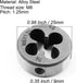 M8 x 1.25 Metric Right Hand Thread Die for Threading Mold Machining, 8mm Thread & 1.25mm Pitch Machine Thread Die