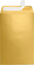 LUXPaper 6 x 9 Open End Envelopes | Peel & Press | Gold Metallic | 80lb. Text | 50 Qty