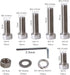 600PCS M3 Screws Hex Stainless Steel Bolts and Nuts Kit - Assorted Screws and Nuts Button Head Cap Metric M3 Bolt Kit
