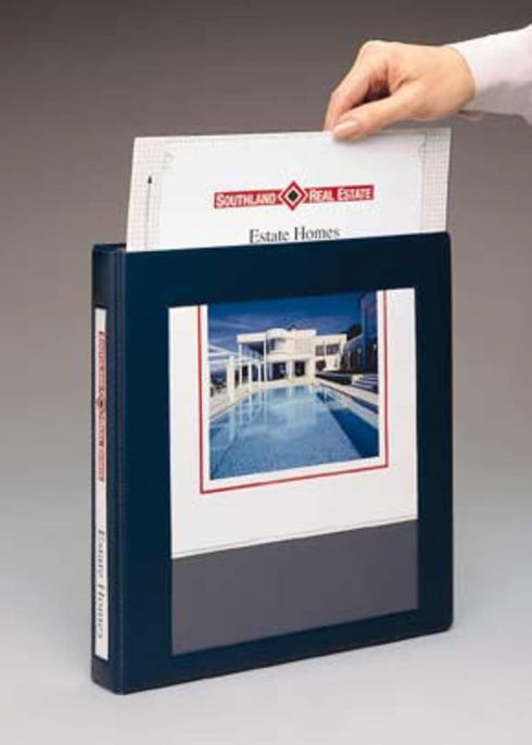 Avery Heavy-Duty Framed View 3-Ring Binder (68038) - 3" EZD Rings, 1 Navy Blue Binder