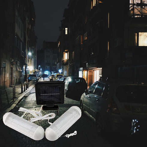 Solar Powered Shed Light Rechargeable Split with On Off Switch Indoor Solar Lights for Sheds Inside Solar Powered