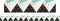 Eureka White, Black, Pink, and Green Confetti Pattern Extra Wide Bulletin Board Trim and Classroom Decoration Strips, 12pcs, 3.25'' x 37'' by Eureka