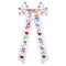 Teacher Accessories Teacher Hair Bows for Women School ABC 123 Pencil Hair Bow Clips Large Hair Ribbons Bow Clips Back To School Accessories Outfits Teacher Appreciation Gifts (Pattern C1)