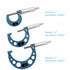 0-3" Outside Micrometer Set - Premium Precision Machinist Tools with 0.0001" Accuracy, 3Pcs