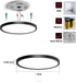 ZCHYLED 7 Inch Closet Motion Sensor Ceiling Light Indoor,Motion Sensor Fixture Indoor for Hallway Laundry Porch Pantry