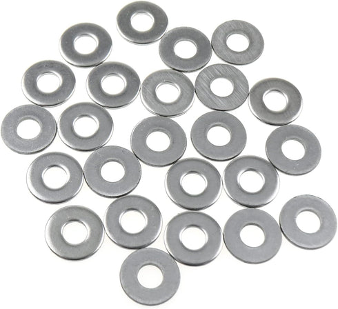LUORNG Flat Washer 24pcs M6 16mm Outer Diameter 304 Stainless Steel for Bolts & Screws Adjustment