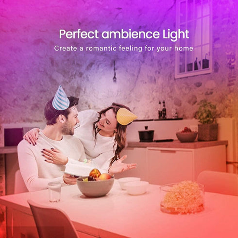 100 GUPUP Smart WiFi Led Lights ft, Compatible with Alexa and Google Assistant Devices, Voice Control, Music Sync Color