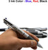 Maydahui 12PCS Retractable 3-in-1 Multicolor Ballpoint Pens, Thank You Pens for Office School Students Party