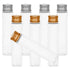 8 Pcs 110ml Clear Plastic Test Tubes 28 x 150mm with Screw Caps for Scientific Experiments, Bath Salts, Candy Storage
