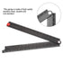 Folding Ruler, Aluminum Alloy 0-300mm Measurement Range Simple Angle Measurement Ruler for Artists