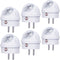 Emotionlite Plug-in Night Lights, Warm White LED Nightlight, 360 Rotation, Dusk to
