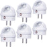 Emotionlite Plug-in Night Lights, Warm White LED Nightlight, 360 Rotation, Dusk to