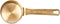 Truvani Golden Metal Scoop (70 ml) - Stunning and Functional Protein Scoop - Durable Protein Powder Scoop - Golden Scoop for Protein Powder - Accurately Proportioned Protein Scooper