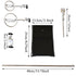 Laboratory Stands Support, Rod 16" Lab Stand with Cast Iron Base, Ring Stand,with a Burette Clamp and 2 Flask Ring Clamps
