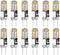 G4 LED Light Bulbs 1.5W (20W Halogen Equivalent) AC/DC 12V Warm White 3000K for Landscape Lighting, 12 Pack