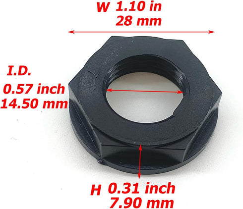 CAMGJORT (2 Pack) 9AU038 THU004 061 068 162 Mounting Nut Compatible with Toto Trip Lever
