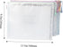 M&G 20 Pack A4 Mesh Zipper Pouch Bags, Waterproof Document Storage with Label Pocket, Macaroon Colors