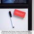 Ultimate Office Magnetic Whiteboard 24 x 18 Memo Board PLUS, 3 Photo Frames, Marker & Magnetic Eraser