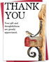 ATTLVV Gift Thank You Card, Thank You Card for Gift, Appreciation Card with