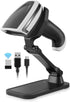 JRHC 1D 2D Barcode Scanner, Handheld Barcode Reader Bluetooth Wireless QR Code Scanner