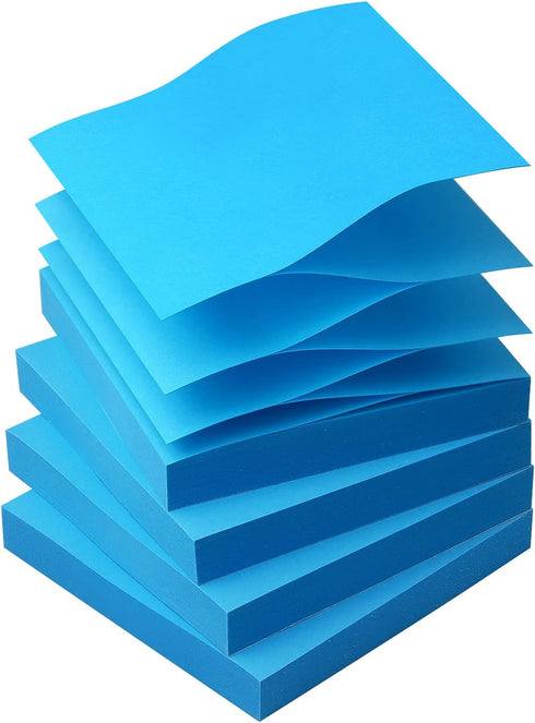 Sticky Notes 3x3 Pop Up Self-Stick Notes Pads - Bright Colors for Office, School, Home, 4 Pads/Pack, 90 Sheets