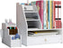 Desk Organizer with Pen Holder, DIY White Stationery Desktop Storage Sorter with Drawer for Home, Office, School