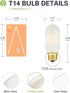 Dimmable E26 Bulb 40W E26 Bulbs 4W 5000K E26 Bulb AC120V 400lm T14 T45 Bulb 6 Pack Frosted LED Equivalent Light