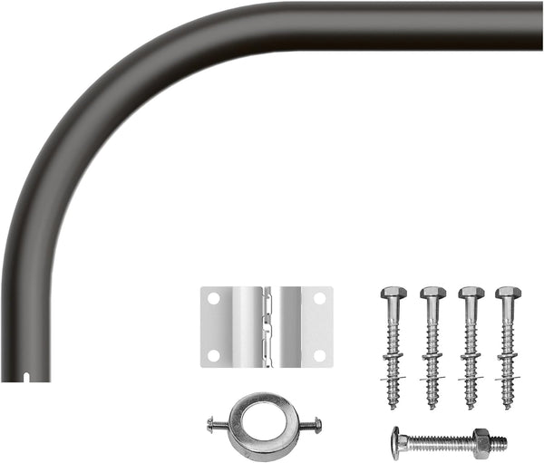 TIERONE Area-Light Extension Mounting Arm Sturdy Steel Mounting Pole for Outdoor Barn