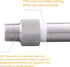 Forged Reducer Adapter Fitting, Stainless Steel 304 Reducing Pipe Connector, 1" NPT Female x 1/2" NPT Male, Pack of 5