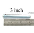 5 Sets Screw Bolts with Wing Nut, Zinc Plated Carbon Steel Mounting Hardware Fitting Fastenings for 1/4"-20