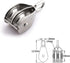 M50 Double Pulley Block, Stainless Steel Heavy Duty Hardware, Double Wheel Swivel Rigging Lifting Wheel