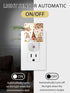 JasmineM Thanksgiving Fall Gnome Plug-in LED Night Lights Autumn Pumpkin Maple Leaves Auto Dusk-to-Dawn Sensor
