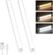 Motion Sensor Under Cabinet Lighting-Magnetic Rechargeable Closet Lights for Kitchen,Stairs,Wardrobe | 3-Color