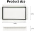 Zion Steel Return Air Grille 8" x 14" Flush Mount Stainless Steel Modern Wall Mount Air Vent