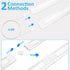 2 14 Inch Counter, maylit Under Cabinet Lighting Plug in, Pcs Linkable Ultra Bright LED Light Bars, Renter Friendly