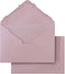PONATIA 50 Pack A4 Envelopes, 4 1/4 x 6 1/8 Inches Dusty Rose Envelopes for Gift Cards, Wedding Details Cards