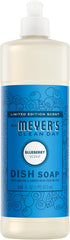 Mrs. MEYER'S CLEAN DAY Liquid Dish Soap, Blueberry Scent, 16 Fl Oz
