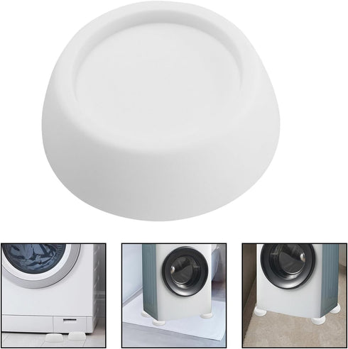 2pcs HOMSFOU Washing Machine Feet Stabilizer Anti-Vibration Pads Nonslip Leveling Pads for Washer Dryer Furniture Noise