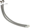 Faucet Water Supply Connector Line, Braided Stainless Steel, 3/8" Comp x 1/2" FIP (2, 20 inch)
