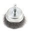 Wire Cup Brush, Fine Crimped with 1/4-Inch Hex Shank, 2-Inch-by-.008-Inch by Forney 72730