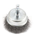 Wire Cup Brush, Fine Crimped with 1/4-Inch Hex Shank, 2-Inch-by-.008-Inch by Forney 72730