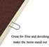 HAHIYO Silver Paper Clips - 1.3" (33mm) Length, Vinyl Coated, 120 Pack for Organizing