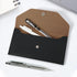 Carrotez Money Envelopes for Cash (PU Leather), Reusable Cash Envelope Wallet for Travel and Budgeting, 1 ea, No Letter