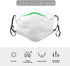 Reusable Windproof Face Mask with Filter for Men and Women