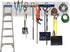 KINOMI 24 Pack Heavy Duty Pegboard Hooks - Large Accessories and Hooks for Tools and Crafts