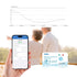 YFL 180 Outdoor-1 Pack Wireless Temperature Data Logger Reusable Temperature Sensor USB-Free Thermometer Recorder High
