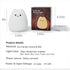 7 Cat Night Lamp, Colors, Silicone Squishy Cat Night, Battery Operated Night Light, Tap Control, LED Night Lamp, Cute