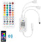 RGBZONE Bluetooth RGB LED Controller, 4-PIN Smart Music LED Strip Lights Controller,
