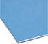 Smead File Folder, Reinforced Straight-Cut Tab, Blue, Letter Size, 100 per Box (12010)